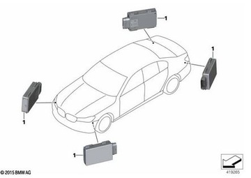 Радар ассистент ремня BMW 6889360 F90 G80 F91 F96