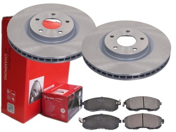 TARCZE KLOCKI BREMBO PRZÓD NISSAN JUKE F15 320MM