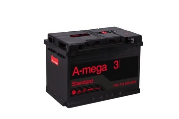 AKUMULATOR AMEGA STANDARD M3 12V 74Ah 680A