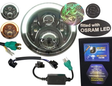 OSRAM світлодіодні чіпи лампи 7 дюйм (ів) фар DRL чорний