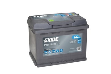 АККУМУЛЯТОР 64AH + P MERCEDES AUDI VW EXIDE-P