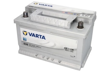 Akumulator VARTA 12V 74Ah/750A SILVER DYNAMIC P+