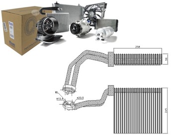 Випарник кондиціонера AUDI A4 SEAT EXEO EXEO ST 1.