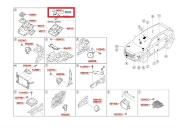 ДАТЧИК ДОЩУ 96000C1000 ДЛЯ KIA/HYUNDAI