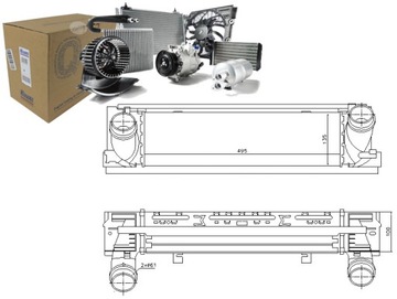 Інтеркулер NISSENS BMW 1 125 D (F20)