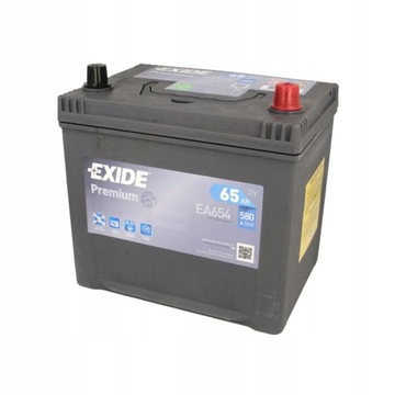 Батарея EXIDE PREMIUM 65AH 580A p+