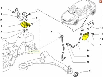 Датчик переднего освещения Alfa Romeo 159