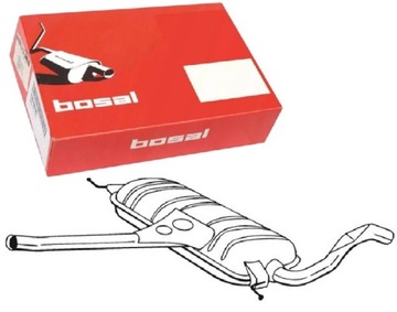 Bosal 282-543 середній глушник AUDI A6 C5