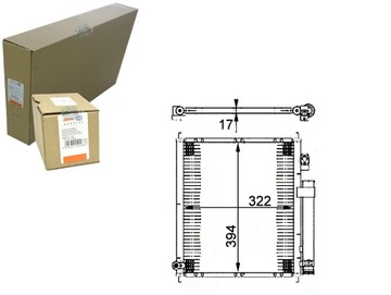 КОНДЕНСАТОР BEHR HELLA 80110SAA003 80110SAAJ01 10200