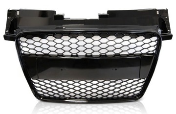 GRILL AUDI TT 8J 06-14R RS-STYLE BLACK POŁYSK