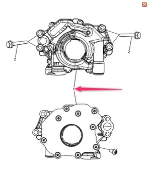 Масляний насос, Jeep, Fiat ,Dodge, Chrysler, Ram
