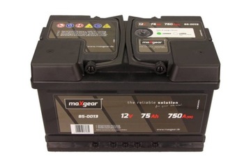 Akumulator 75ah 750A MAXGEAR diesel