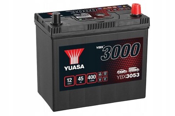 Akumulator YUASA YBX3053 12V 45Ah 400A P+ Civic