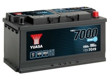 Аккумулятор YUASA EFB 100AH 850A YBX7019 DOJ+WYM