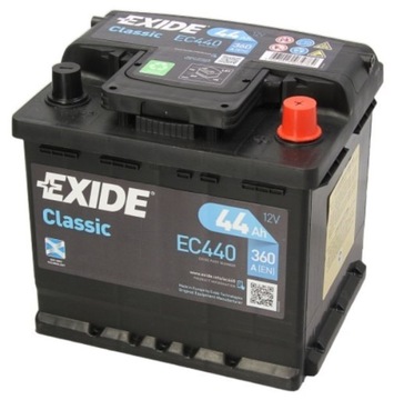 Аккумулятор EXIDE CLASSIC 44AH 360A 44 Ah DOJ + WYM