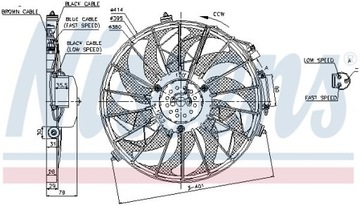 614 922 614 922 ВЕНТИЛЯТОР ОХОЛОДЖЕННЯ. BMW 3 E36 90-