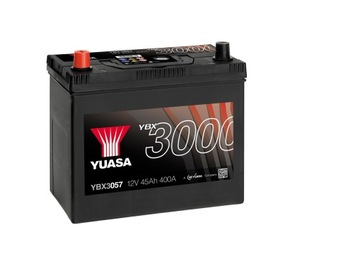 AKUMULATOR YUASA 3000 YBX3057 45AH 400A L+