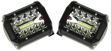 Робоча лампа 20 LED панель 60W CREE 12v 24v 2шт.