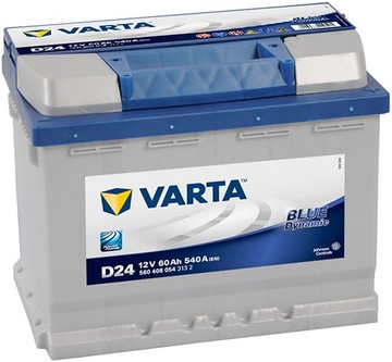 Акумулятор Varta BLUE DYNAMIC 60Ah 540a D24