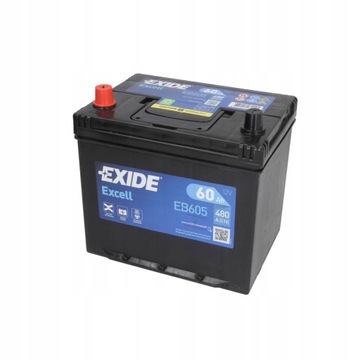 Akumulator EXIDE EXCELL 60Ah 390A L+