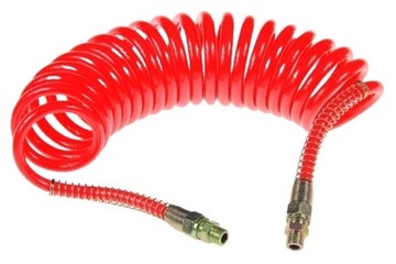 Пневматичний спіральний кабель M16 червоний силікон