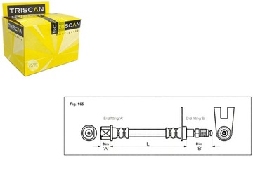 ГАЛЬМІВНИЙ ШЛАНГ TRISCAN 480680 SL4878 2451300526