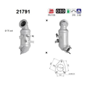 KATALIZATOR OPEL ASTRA J CROSA D CORSA E MOKKA