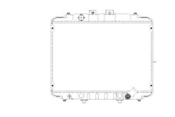 NRF РАДИАТОР ВОДЯНОГО ДВИГАТЕЛЯ + ХАЛЯВА 