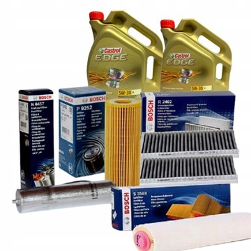 BOSCH BMW 5 E60 E61 525d 530d + OLEJ CASTROL M 9L