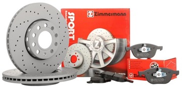 Tarcze Klocki ZIMMERMANN SPORT FIESTA MK6 278mm