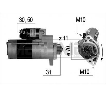 ERA Стартер MESSMER NISSAN