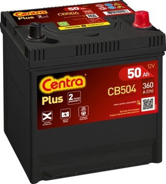 Akumulator Centra Plus 12V 50Ah 360A CB504