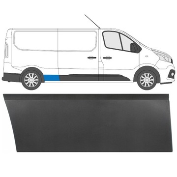 Планка перед колесом хит Vivaro NV300 2014-