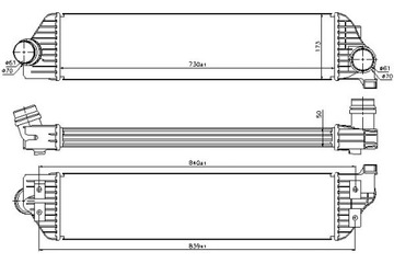 INTERCOOLER NISSAN NV400 OPEL MOVANO B RENAULT MAS