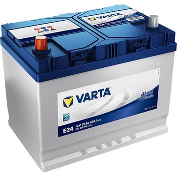 Аккумулятор Varta BLUE 70AH 630a E24