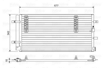 VALEO 814419 Skraplacz, klimatyzacja