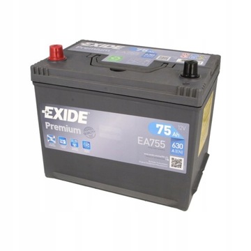 Akumulator EXIDE PREMIUM 75Ah 630A L+