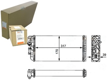 Обігрівач BEHR HELLA 28352401 A00 139450n KMS188