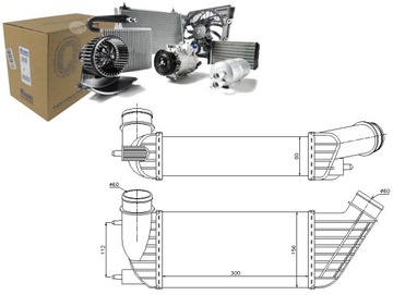 NISSENS INTERCOOLER NIS, 96609