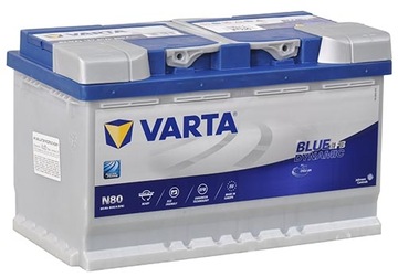 Akumulator Varta Blue EFB 12V 80Ah 800A N80