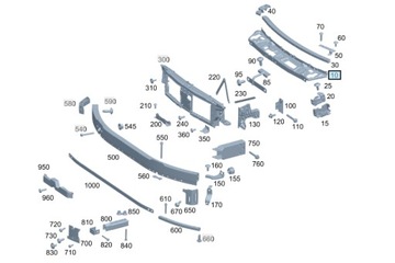 Передній верхній ремінь MERCEDES C Class W206 21 -