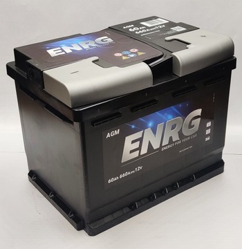 Акумулятор ENRG START & STOP AGM 60Ah 660A p+