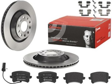 BREMBO TARCZE+KLOCKI TYŁ AUDI Q3 RSQ3 8U 310MM