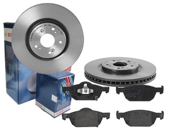 ДИСКИ КОЛОДКИ BOSCH СПЕРЕДУ ACCORD VIII MT 320MM