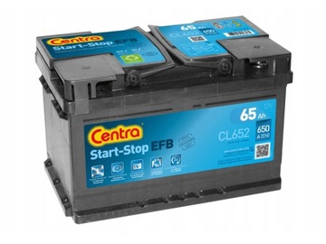 Akumulator CENTRA EFB CL652 65AH 650A START/STOP