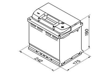 BOA0092S50050 AKUMULATOR 63AH/610 P+ S5 0 092 S50