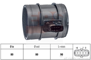 Przepływomierz masowy powietrza EPS 1.991.293