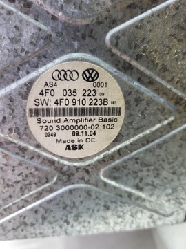 Аудиоусилитель Audi OE 4f0035223