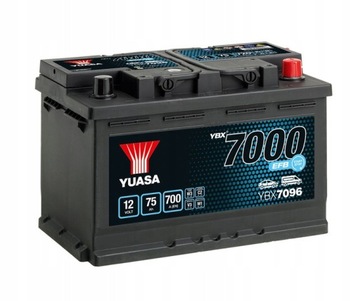 YUASA YBX7096 12V 75AH 700A EFB START-STOP