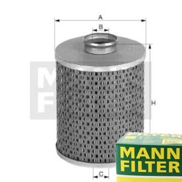 Масляний фільтр MANN-FILTER H1032